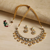 Maharani Kundan Choker with Earrings